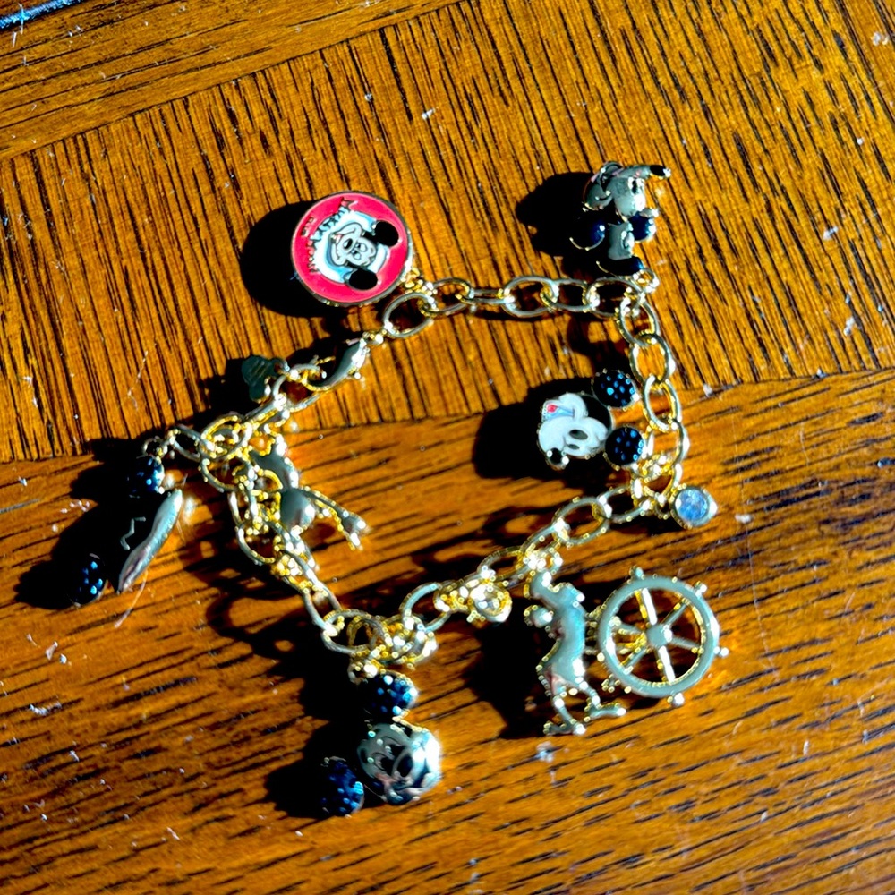 Mickey Gold Bracelet